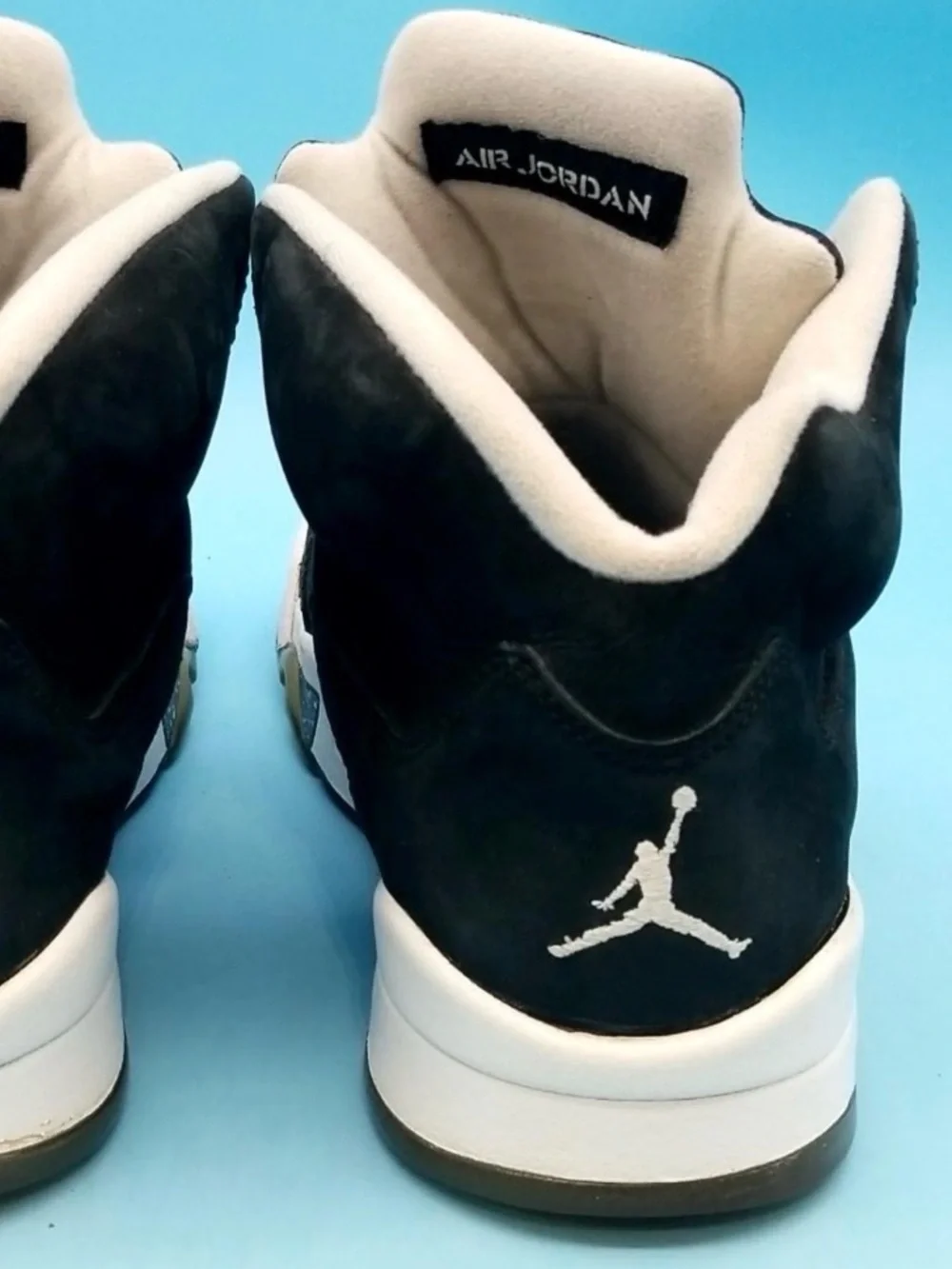 Nike Air Jordan 5 Retro Oreo Black Cool Grey Men’s Sneakers Size 10